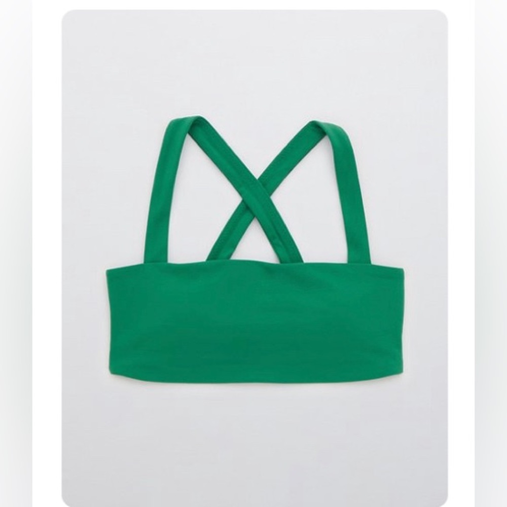 Offline by Aerie Real Me, Extra Square Neck Sports Bra, size Small